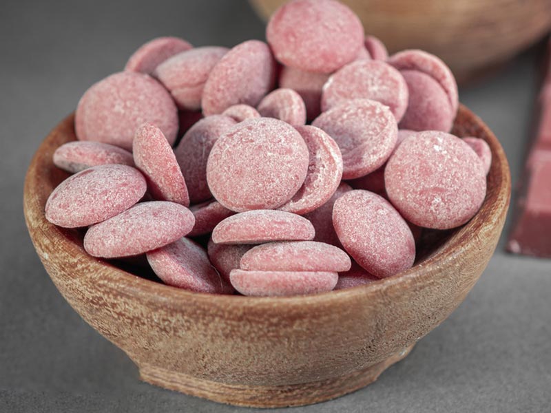 Chocolate Drip Production Line For Pink Chocolate Chips