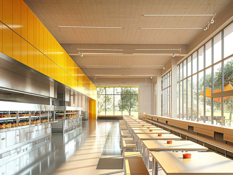 Flight Type Dishwasher For Public Restaurants