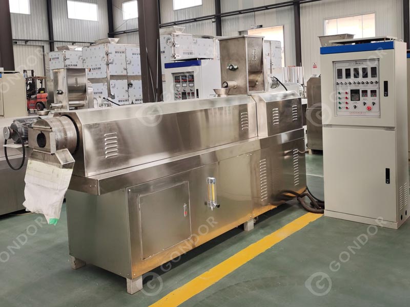 Puffed Food Extruder Machine Front View