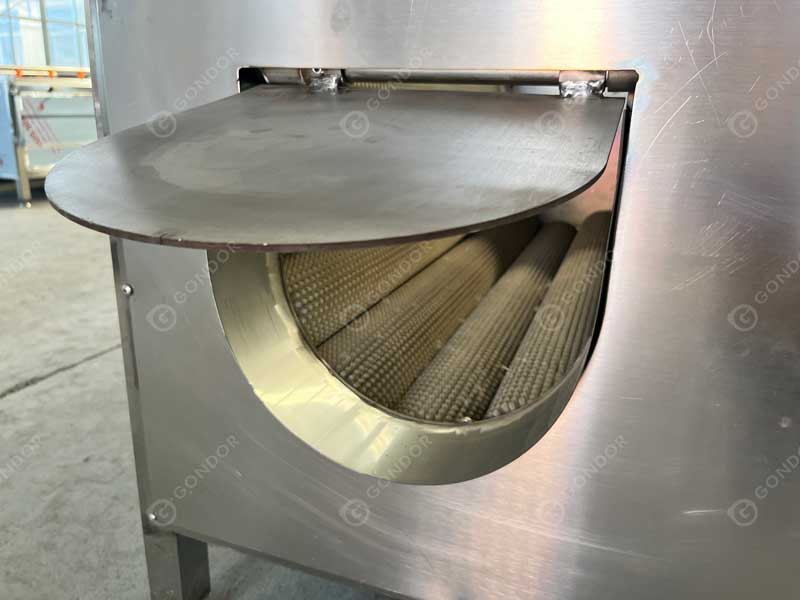 Horizontal Brush Roller Cleaning Machine Detail