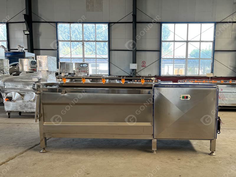 Horizontal Brush Roller Cleaning Machine