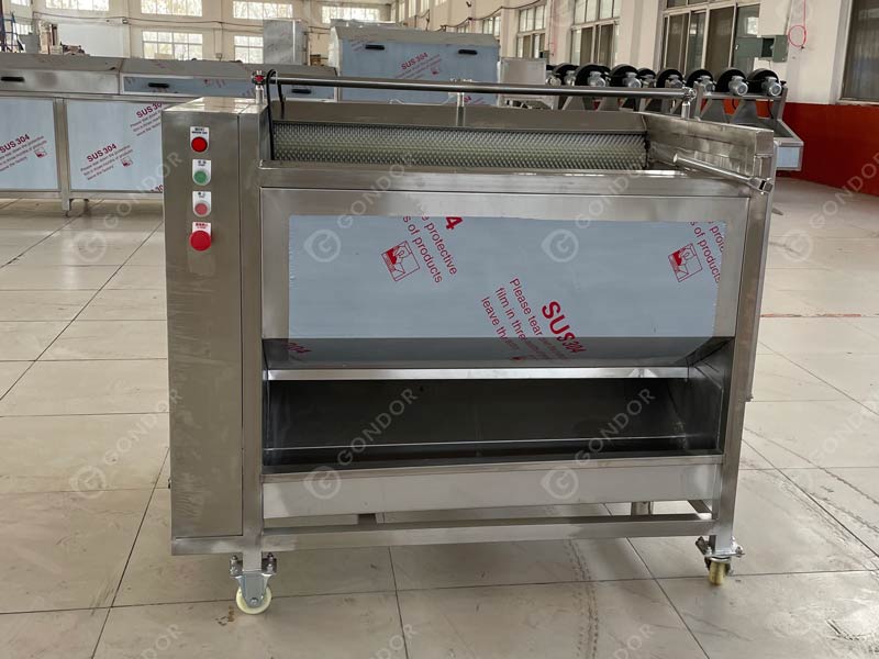 Vertical Brush Roller Cleaning Machine