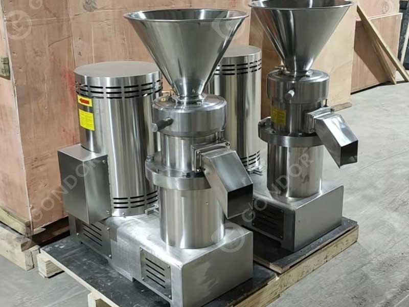 Cocoa Bean Colloid Mill Machine Live Shot2