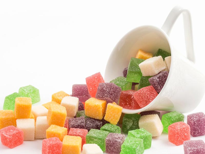 Die-Formed Hard Candy Production Line For Sour Sand Candies