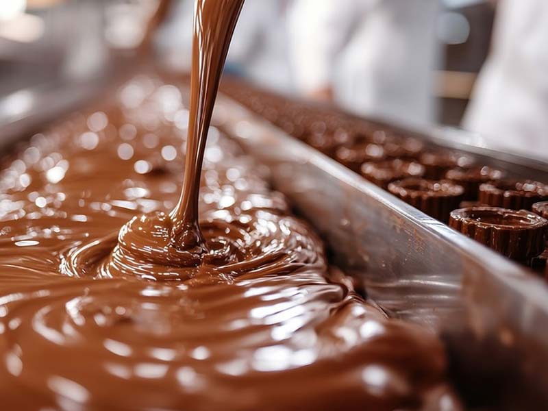 Vertical Chocolate Tempering Machine For Chocolate Production Line