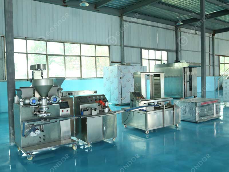 Automatic Mooncake Production Line Live Shot2