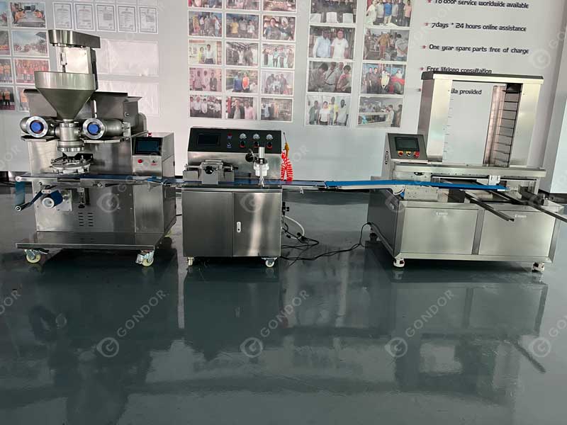 Automatic Mooncake Production Line Live Shot4