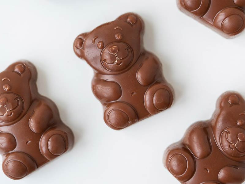 Chocolate Making Production Line For Bear-shaped Chocolates