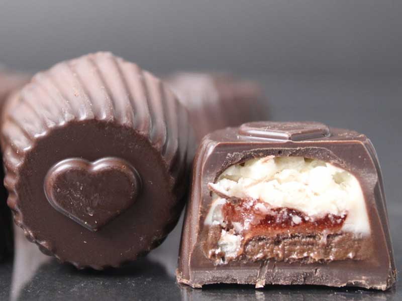 Chocolate Making Production Line For Filled Chocolates