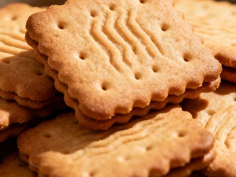 Making buttery biscuits with all purpose flour and butter