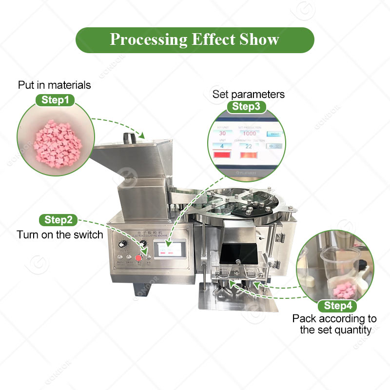 Sakızlı Şeker Sayma ve Dolum Makinası