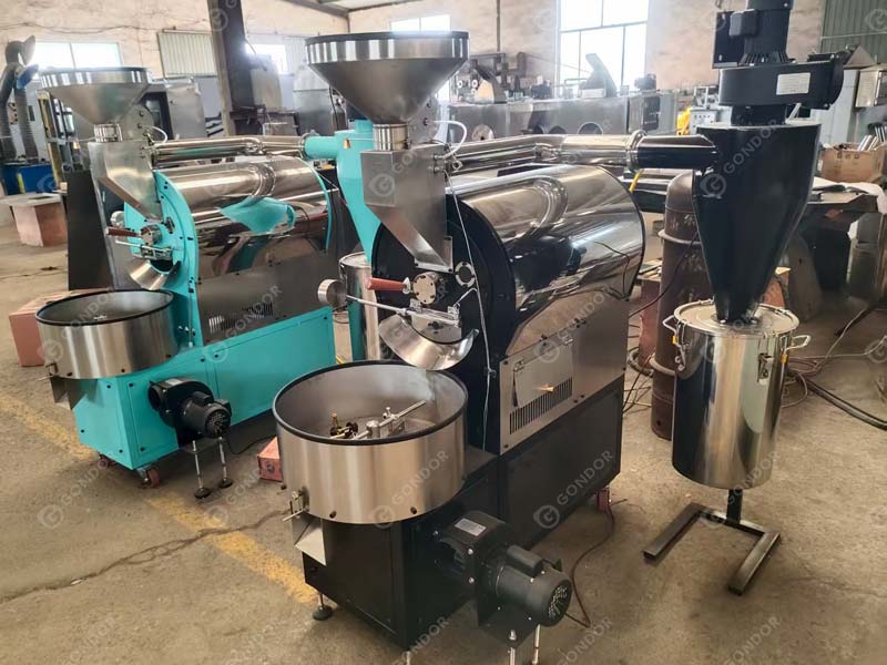 Coffee Bean Roaster Machine Live Shot2