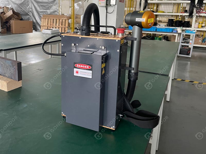 Industrial Laser Cleaning Machine Live Shot3