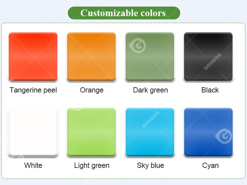 Customization of Different Colors