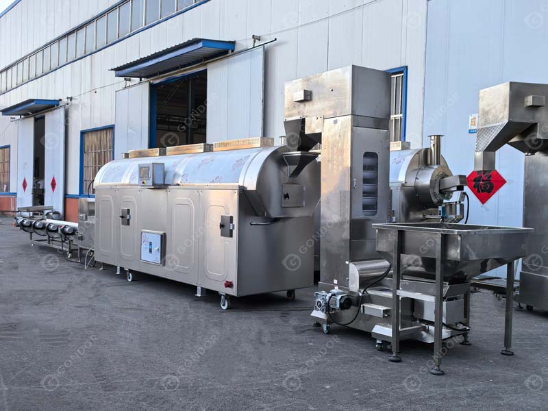 Nut Roasting Line Live Shot2
