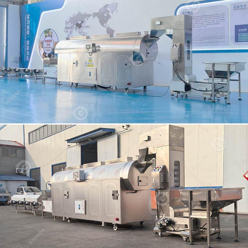 Induction Nut Roasting Line