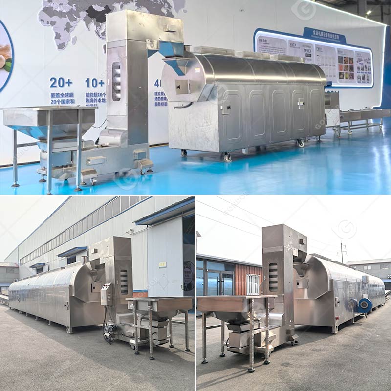 Induction Nut Roasting Line