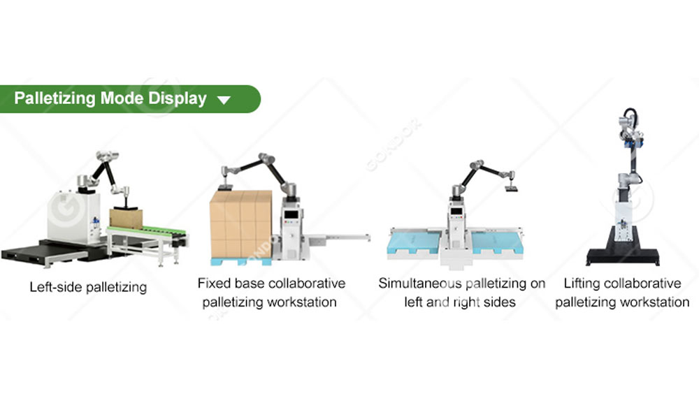 warehouse automated cobot palletizer