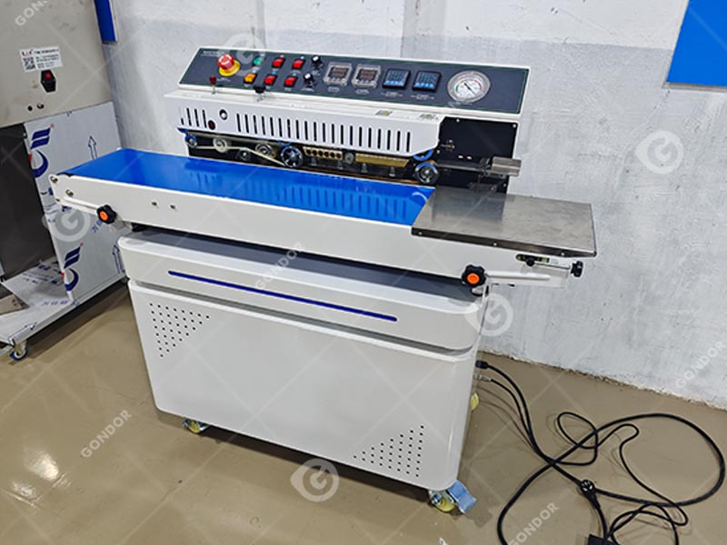 high speed continuous sealing machine plastic bag band sealer