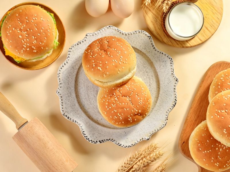 Panini per hamburger alla griglia